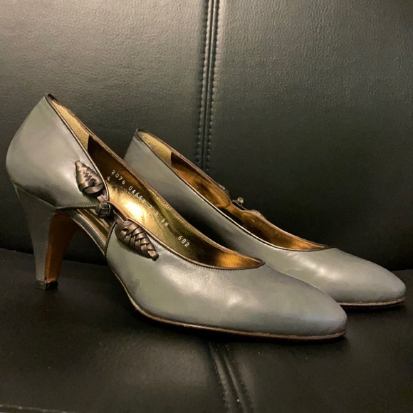 Ottorino Bossi Italian Leather Heels - Picture 1 of 5